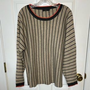 THML Vertical Stripe Sweater.  Size:L